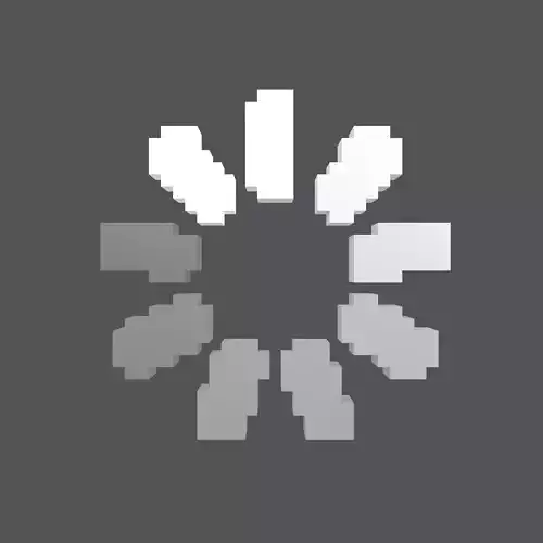 Voxel Loading Symbol v1 001