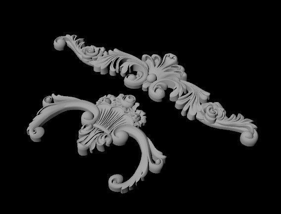 dekor ornament 3D model_1