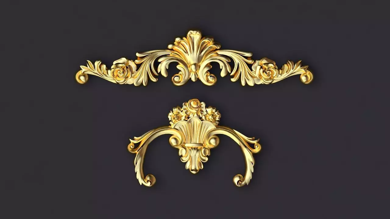 dekor ornament 3D model_0