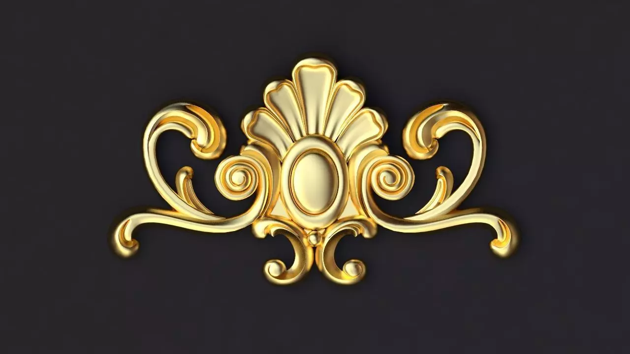 dekor ornament 3D model_0