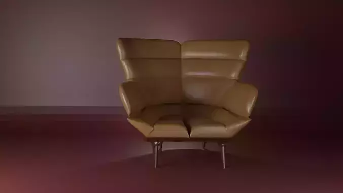 90s Leather Chair 