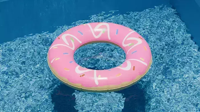 Pool Float - Donut themed pool float