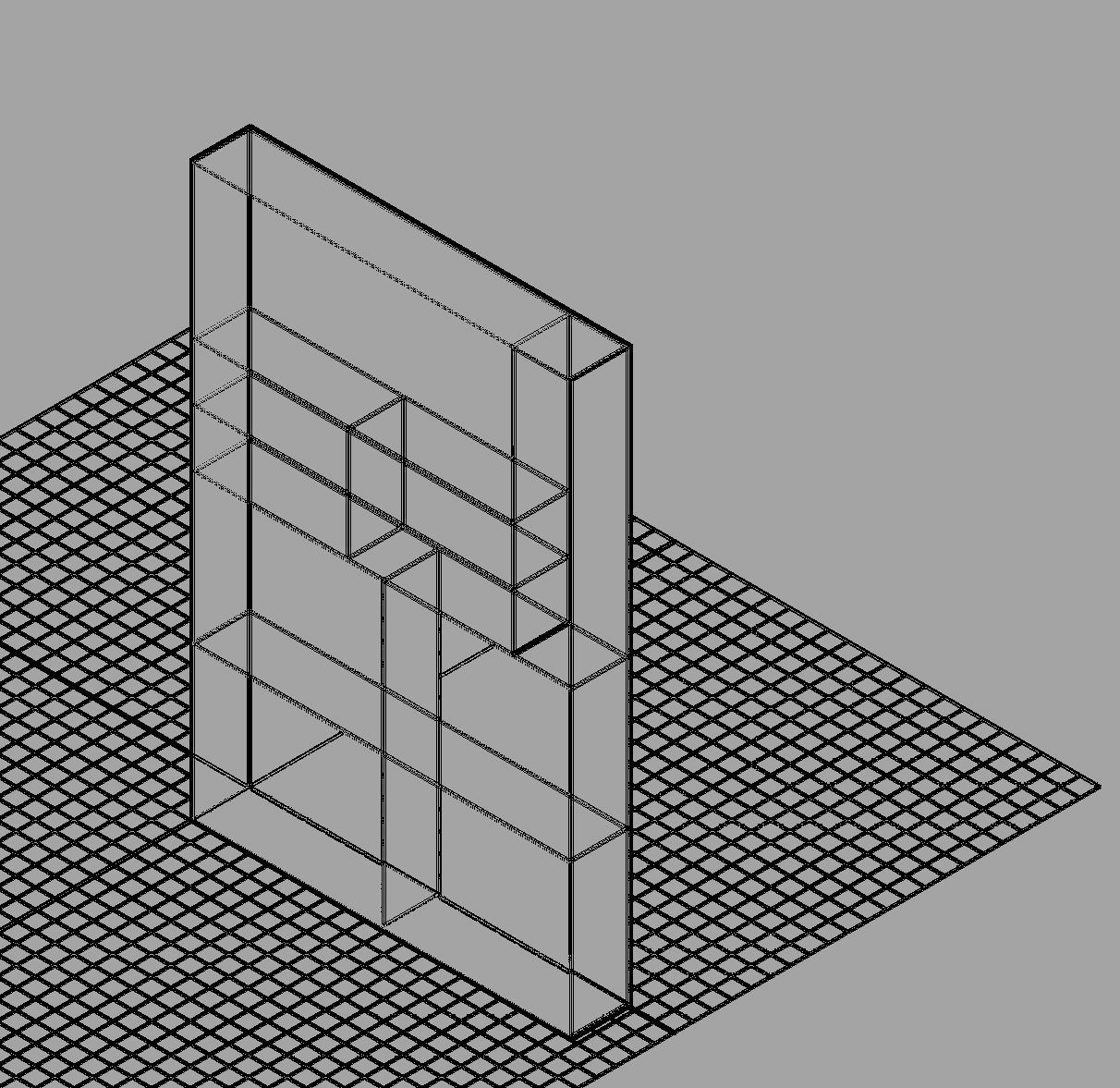 wardrobe cupboard storage  3D print model_7