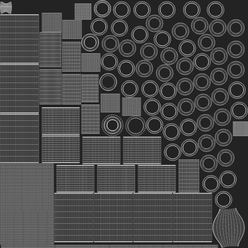 Industrial Pipes 3D model_7