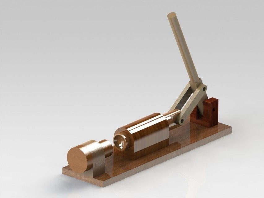 Nutcracker wooden piece of wood Free 3D model_8