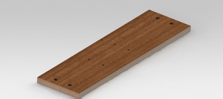 Nutcracker wooden piece of wood Free 3D model_3