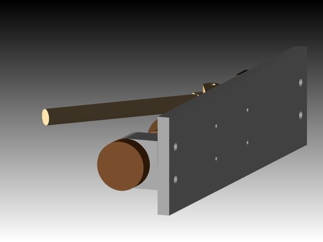 Nutcracker wooden piece of wood Free 3D model_11