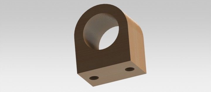 Nutcracker wooden piece of wood Free 3D model_5