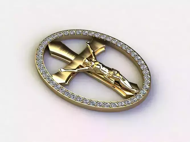 Jesus Christ Pendant  3D model