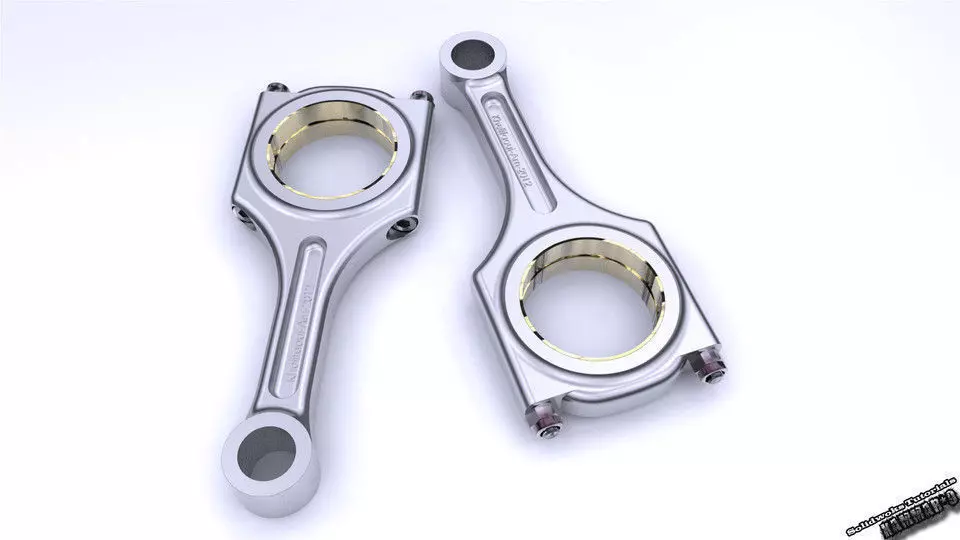 connecting rod 3D model_0