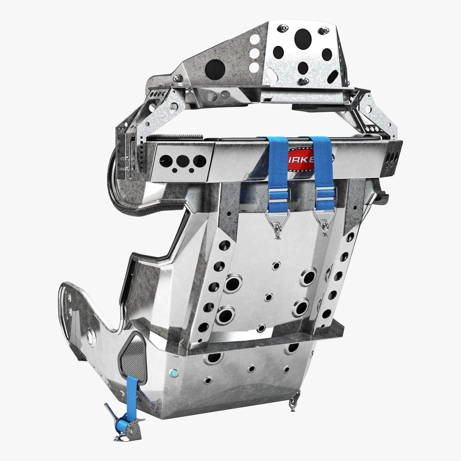 kirkey containment racing seat 3D model_4