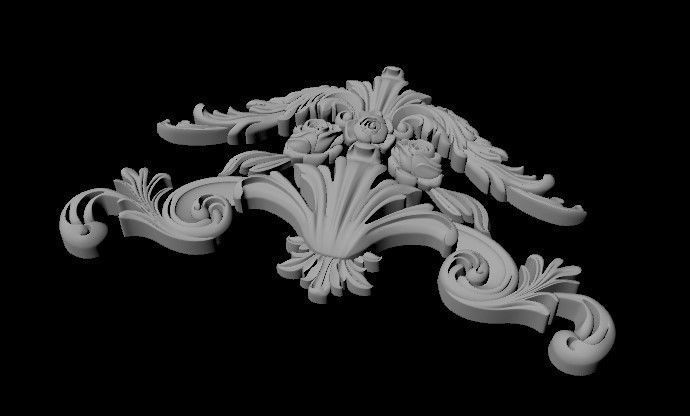 dekor ornament 3D model_1