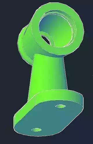 Conical shaft holder 3D