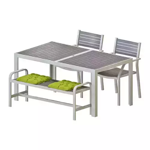  SJALLAND TABLE AND CHAIRS SET 01