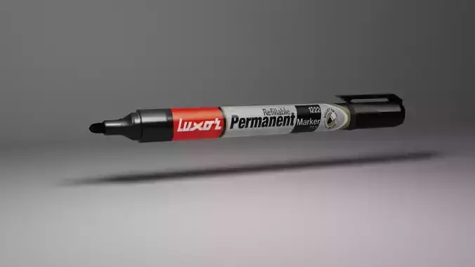 marker pen Free 3D model