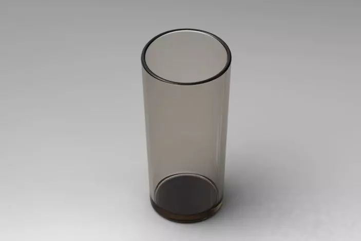 Glass clear vase Free 3D model_0
