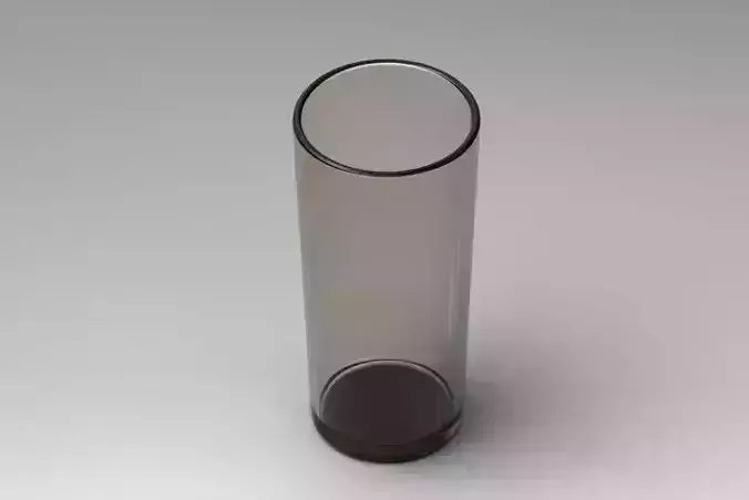 Glass clear vase