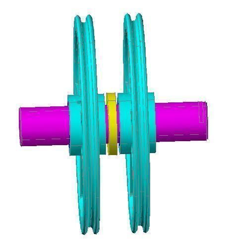 Catalinas spinning wheel with parts Free 3D model_1