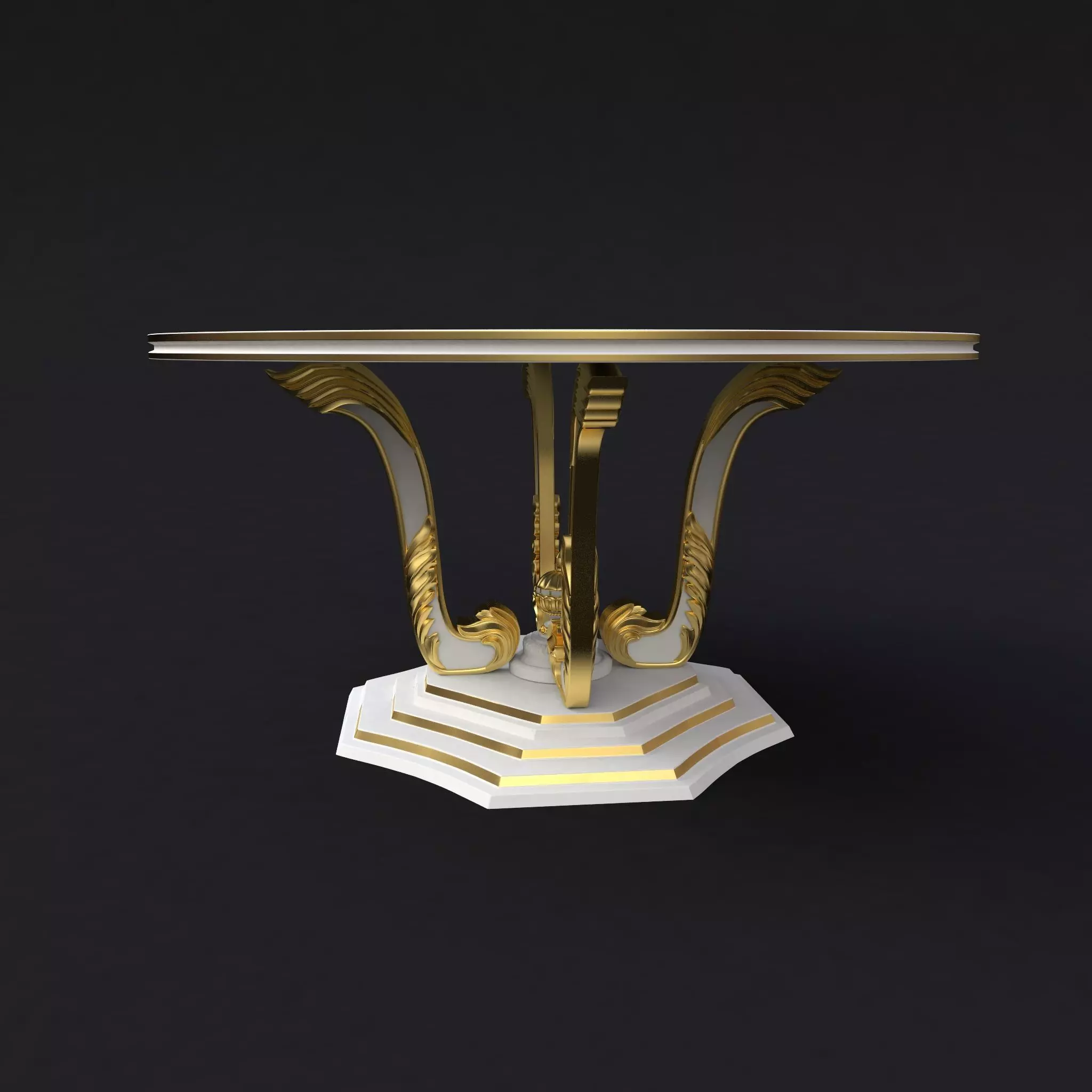 dining table 3D model_0
