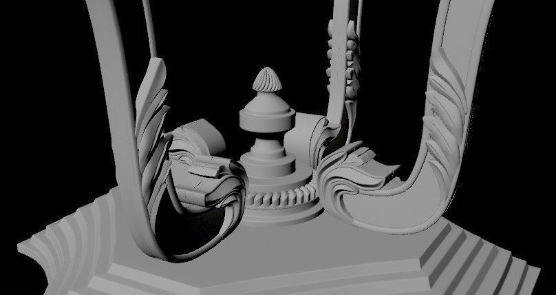 dining table 3D model_1