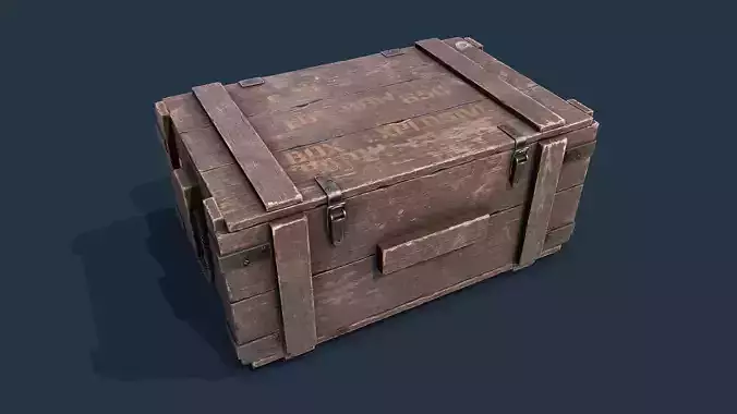 Dynamite Box  Low-poly 3D model