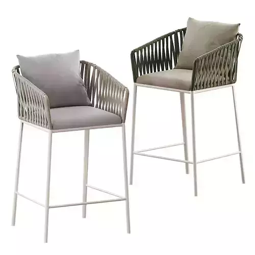 Kettal Bitta bar stool 3D model