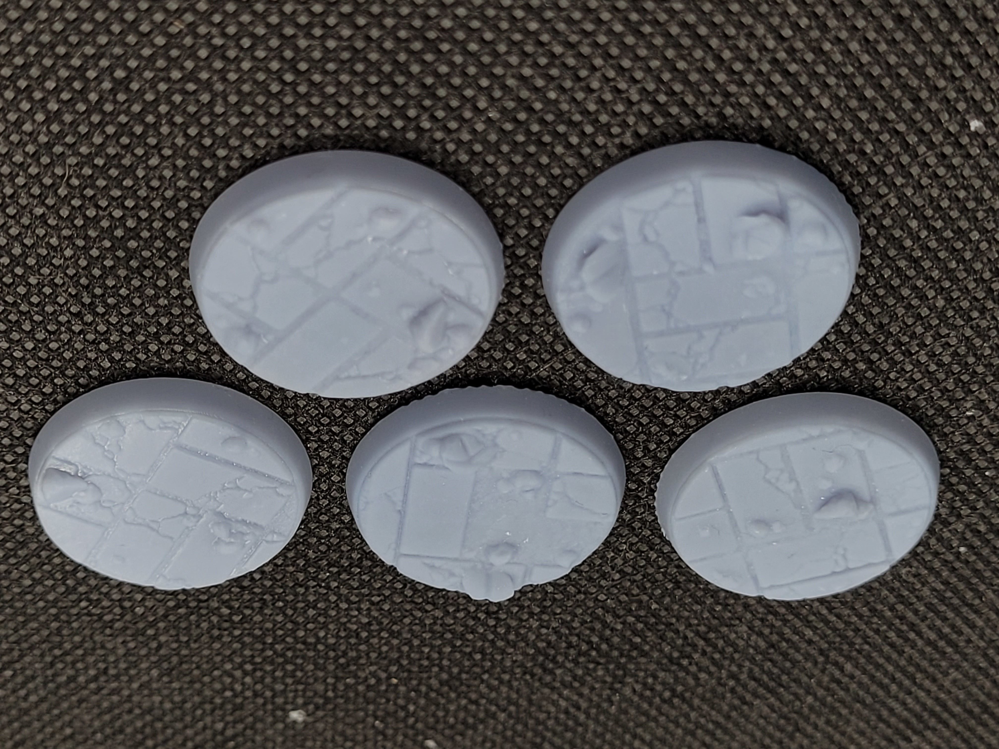 25mm City Ruins set stl file Supported 3D print model_1