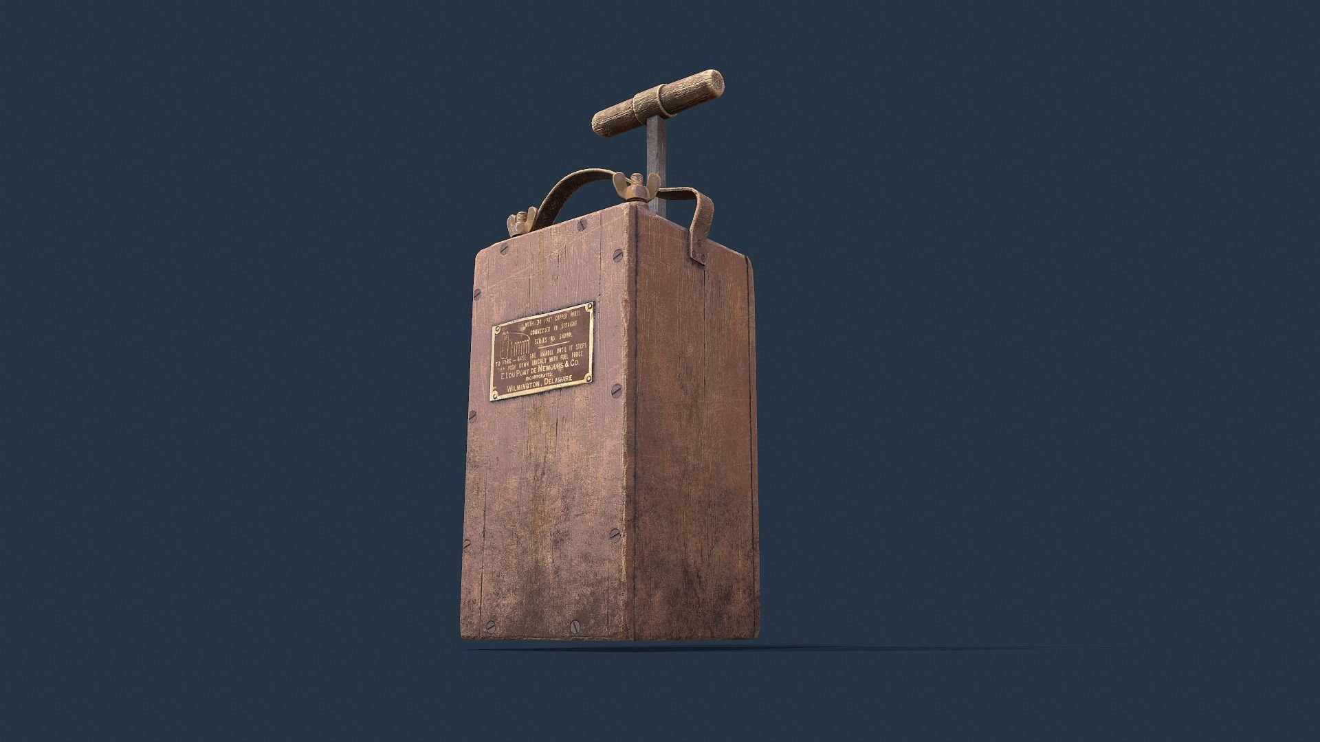 Dynamite Blaster Low-poly 3D model_4