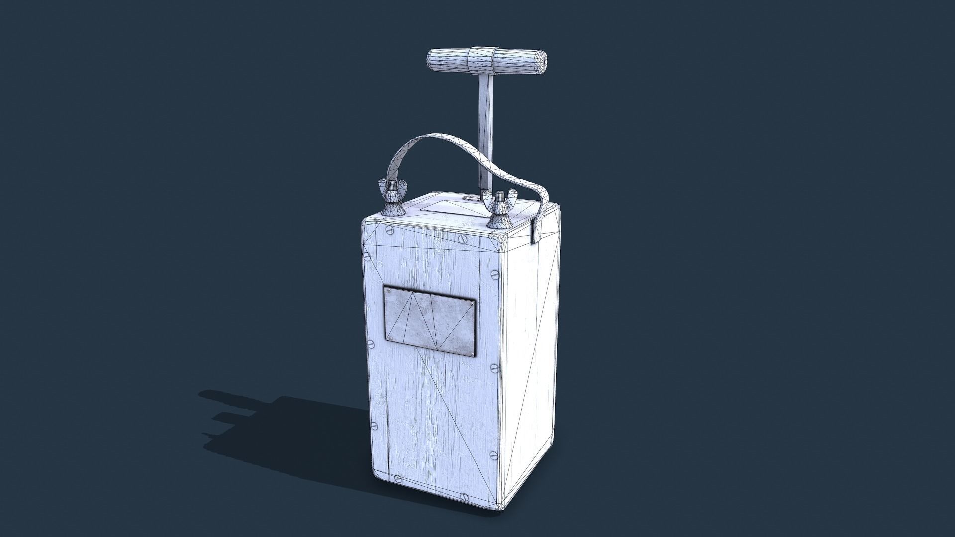 Dynamite Blaster Low-poly 3D model_6