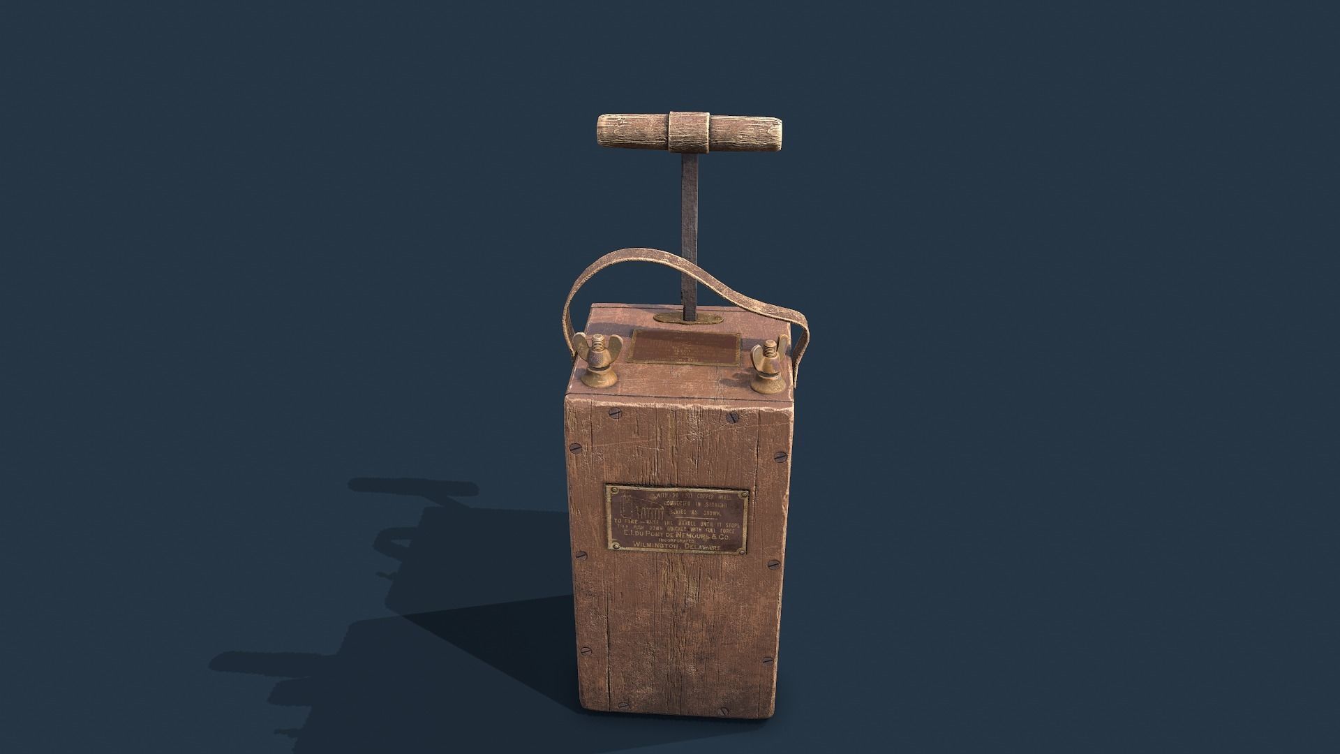 Dynamite Blaster Low-poly 3D model_1