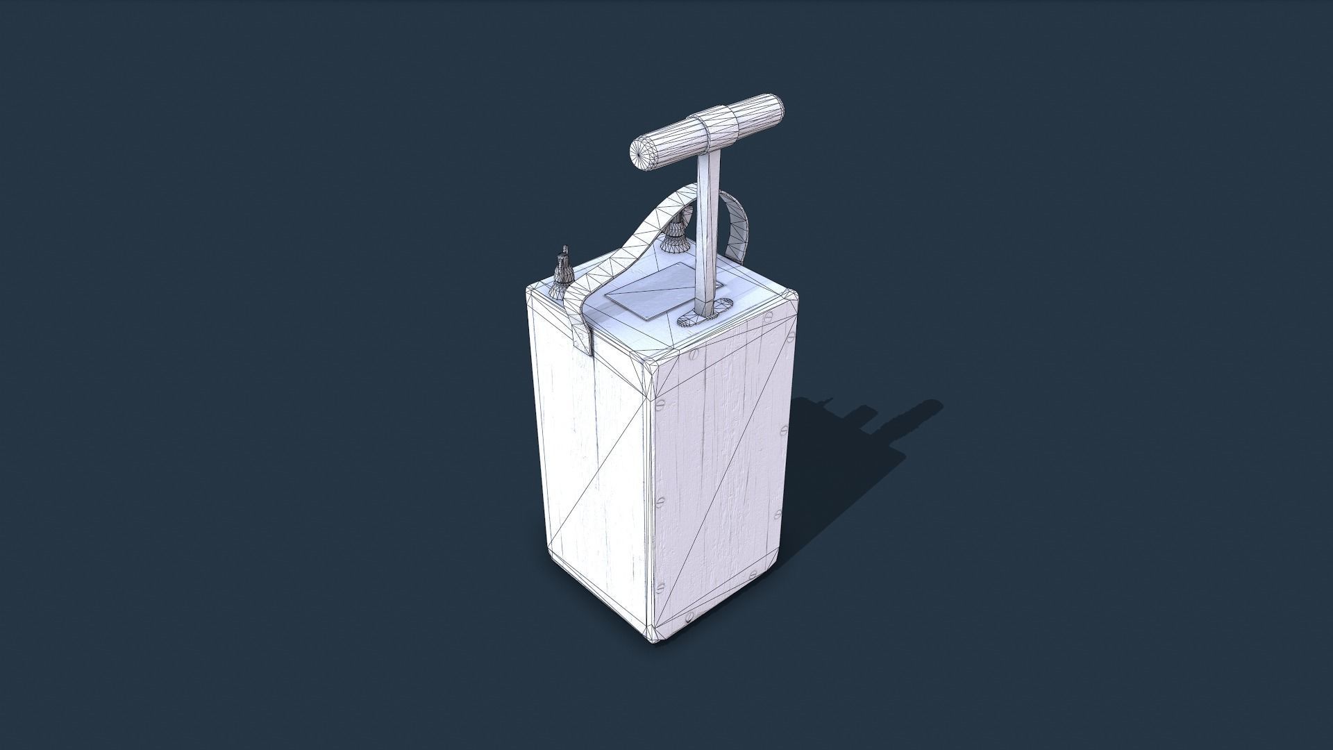 Dynamite Blaster Low-poly 3D model_8