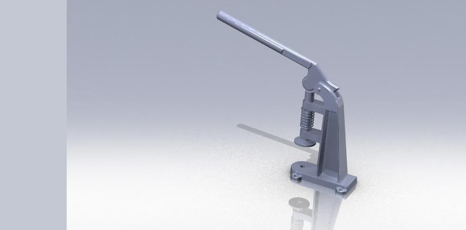 Button Cover Machine Free 3D model_1