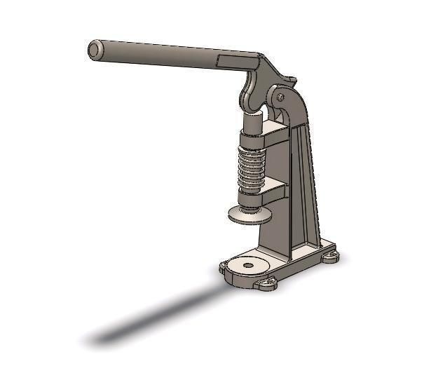 Button Cover Machine Free 3D model_2