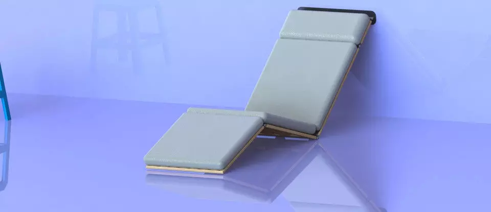 Plank bed Free 3D model