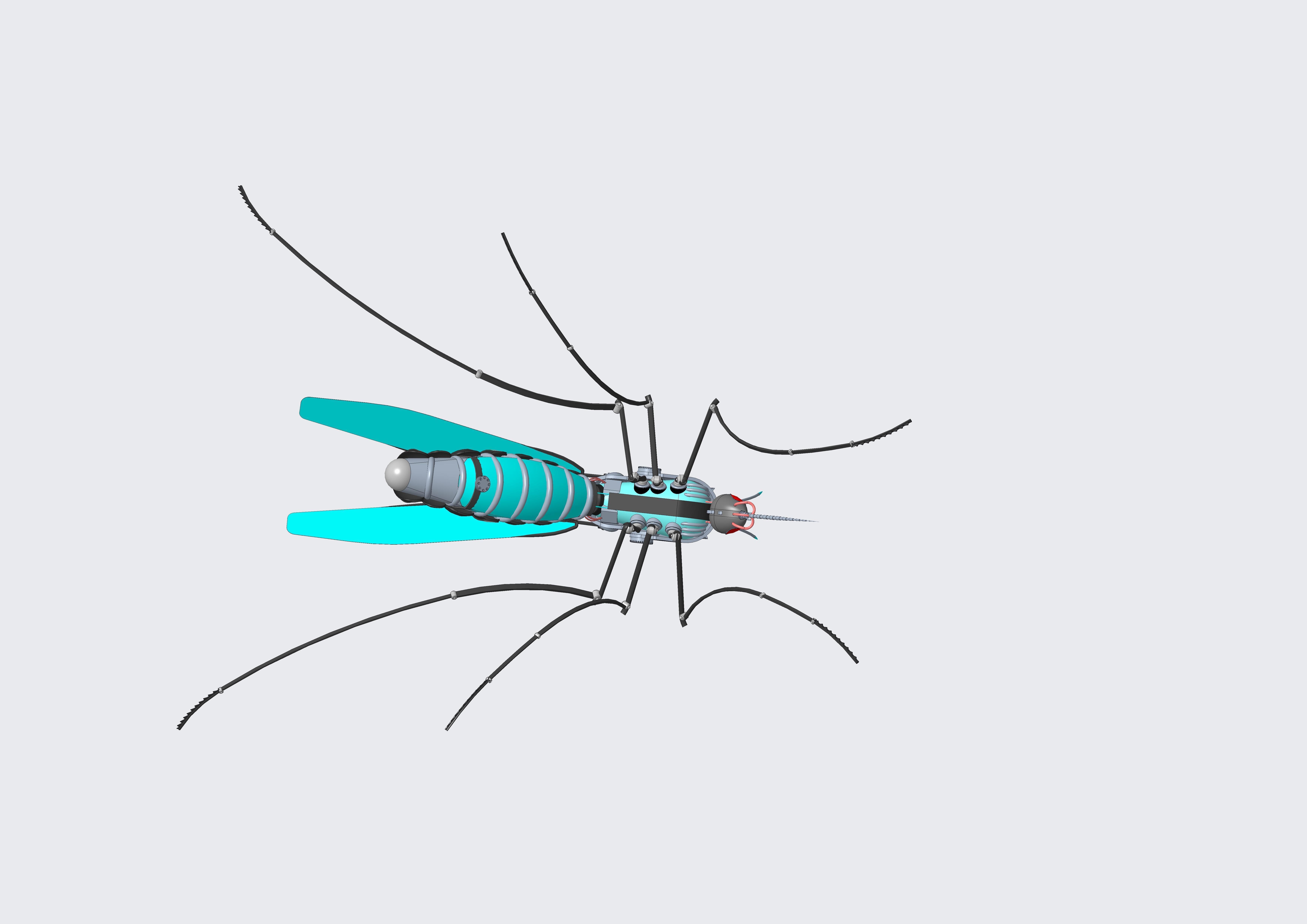 Mosquito robot 3D model_5