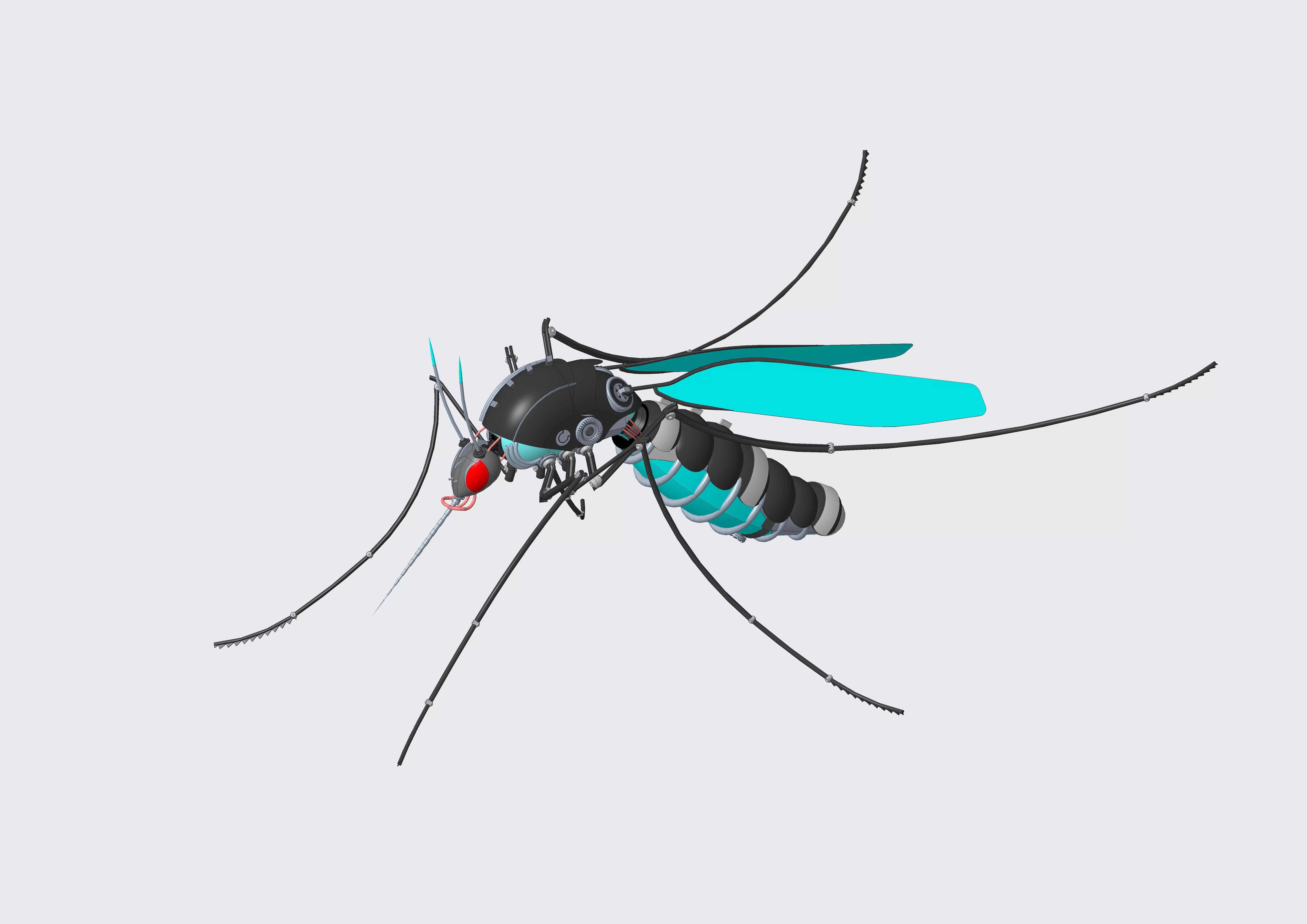 Mosquito robot 3D model_0