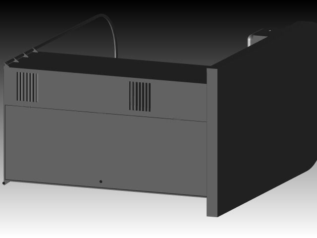 photoboot front of computer tower Free 3D model_2