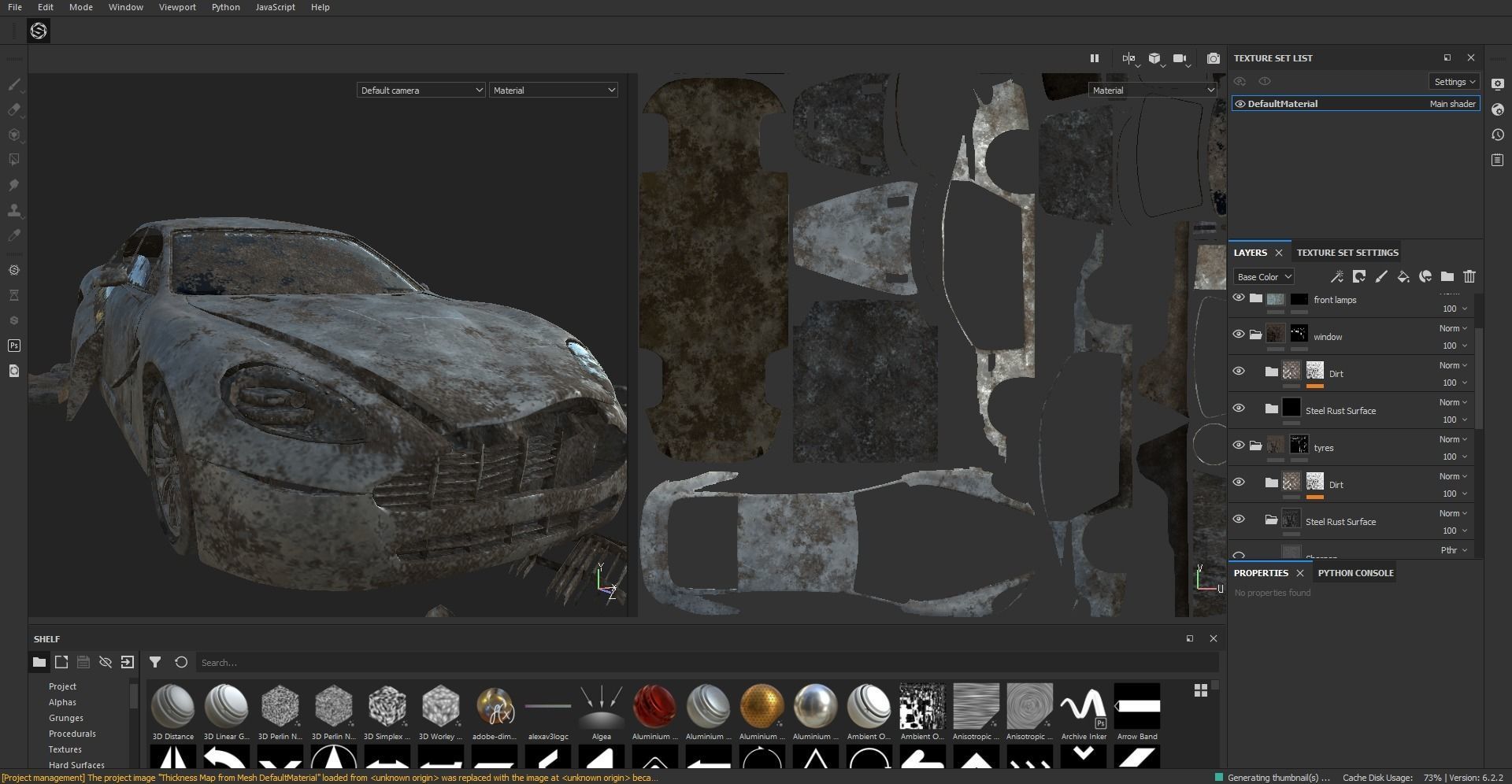 Game ready Abandoned damaged ruin wrecked Vehicle car collection 3D model_11