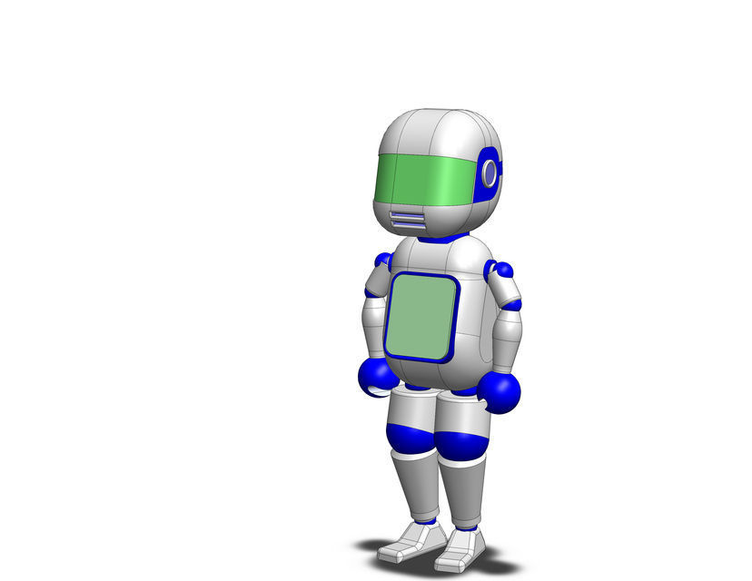 Robot Free 3D model_3