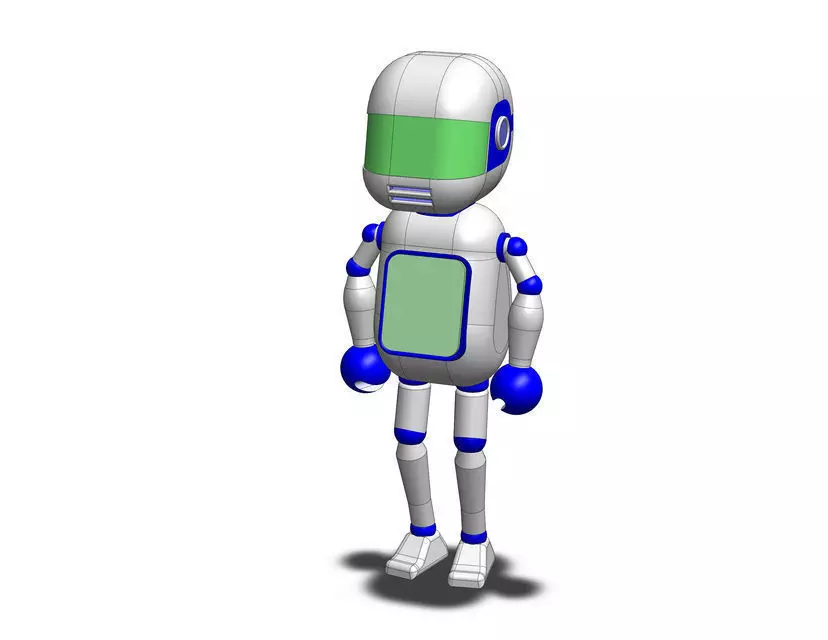 Robot Free 3D model_0