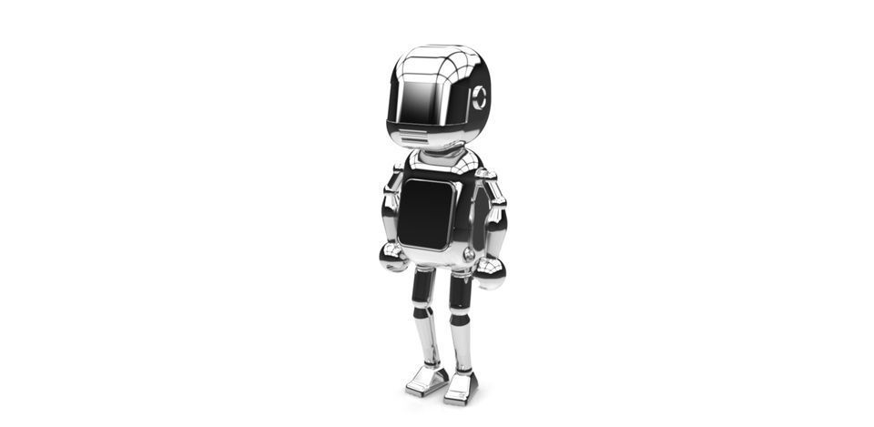 Robot Free 3D model_1