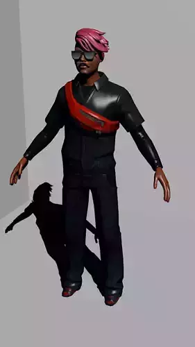 Cartoon Man Character