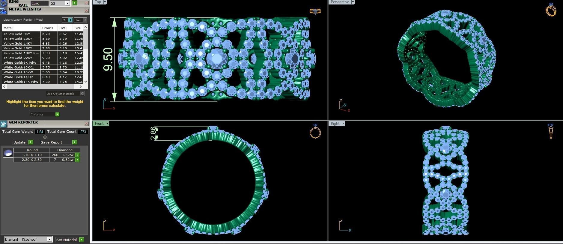 Eternity ring 3D print model_3