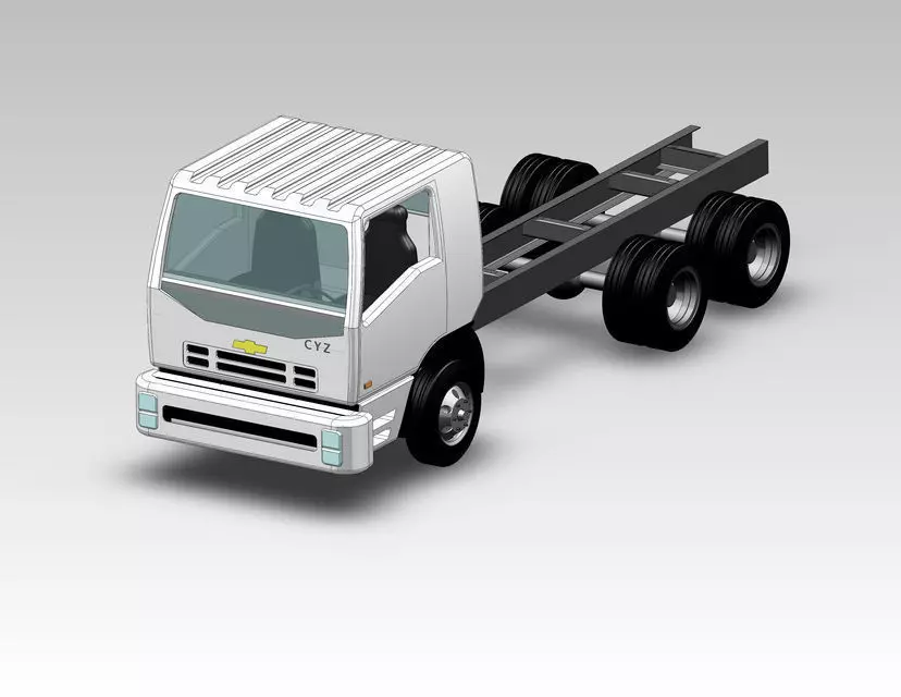 Truck chevrolet pickup Free 3D model_0