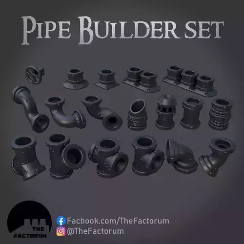 Modular Pipe Creation Set Pre-Supported