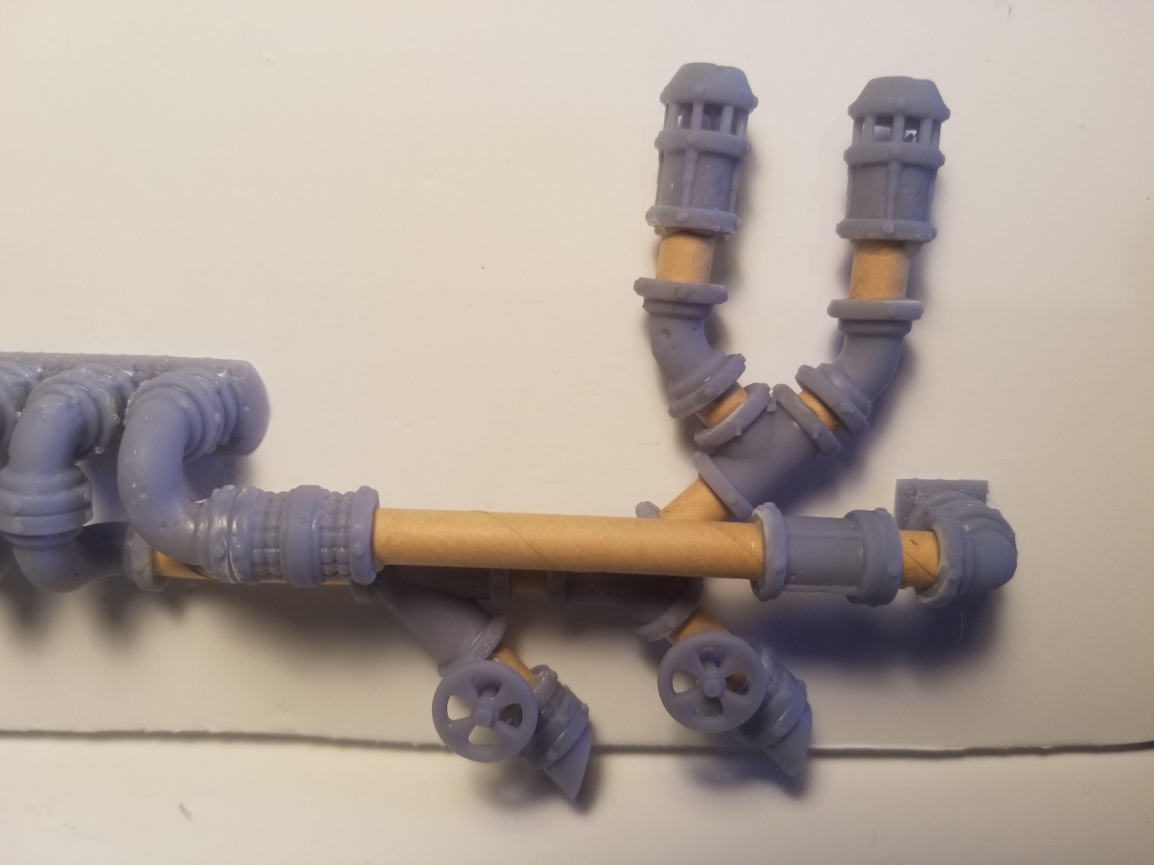 Modular Pipe Creation Set Pre-Supported 3D print model_2