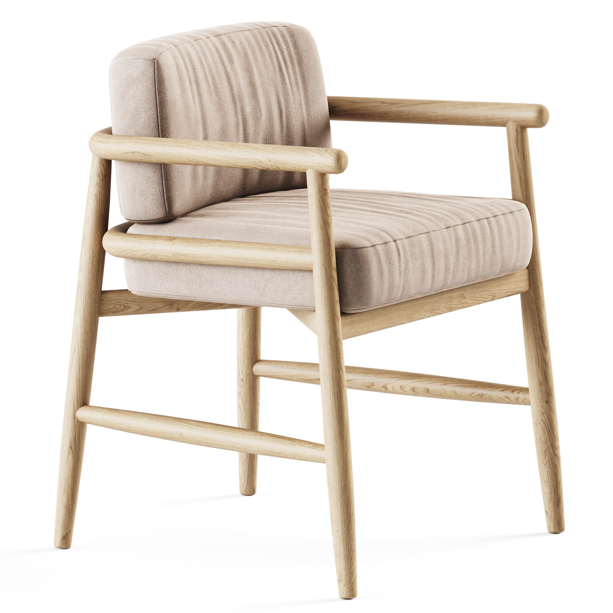 Armchair Teresina by Meridiani 3D model_1