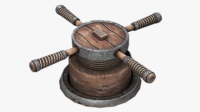 Rotating Mechanism Low-poly 3D model
