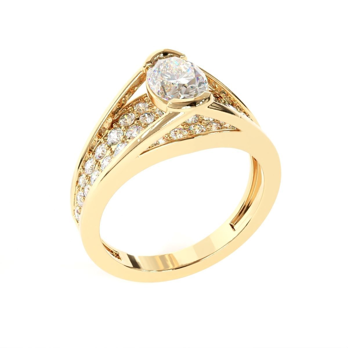 Fancy Ring 3D print model_2