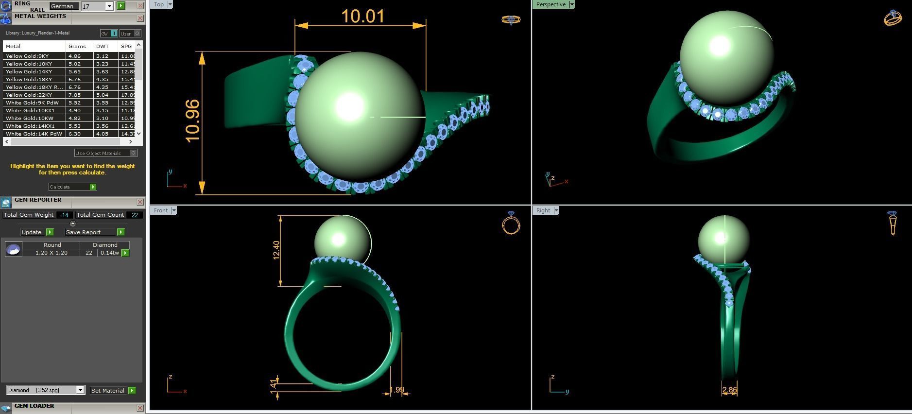 Fancy Ring 3D print model_3
